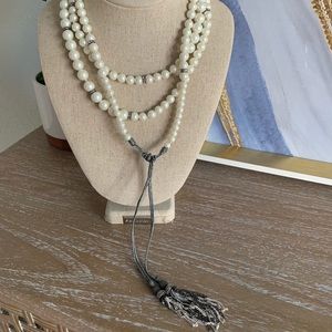Stella & Dot Mara Pearl Necklace